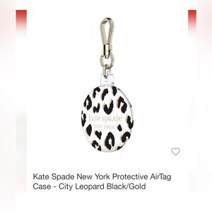 NEW Kate Spade new york protective case animal print air tag case